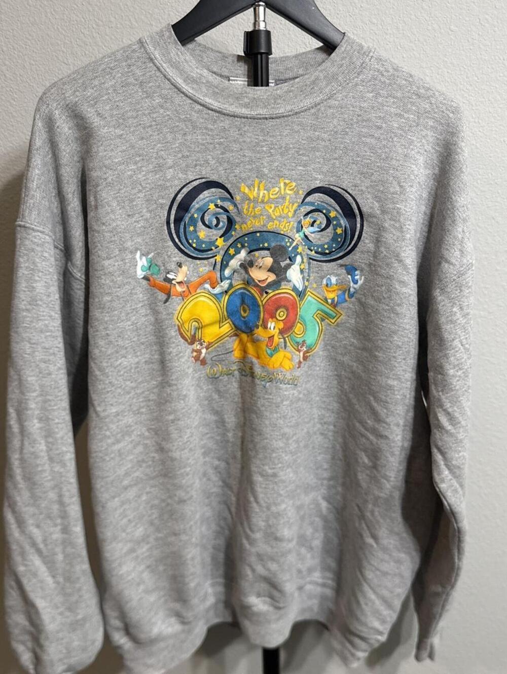 Disney Women's Grey Sweatshirt